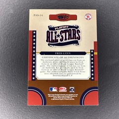 Fred Lynn 2004 Donruss Playoff All Stars Jersey & Bat #PAS-14 #09/50
