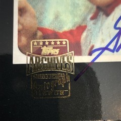 2001 Topps Archives Autograph- Greg Luzinski TAA 66 Of 170 Phillies