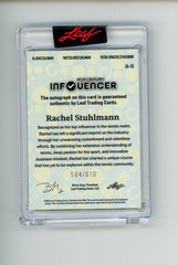 2023 Leaf Pop Century Influencer Rachel Stuhlmann #IA-15 Tennis Auto 584/610