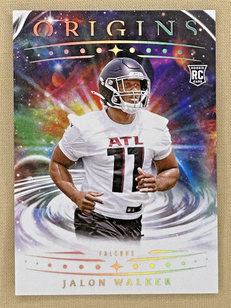 2025 Panini Origins Jalon Walker RC Atlanta Falcons rookie LB #110