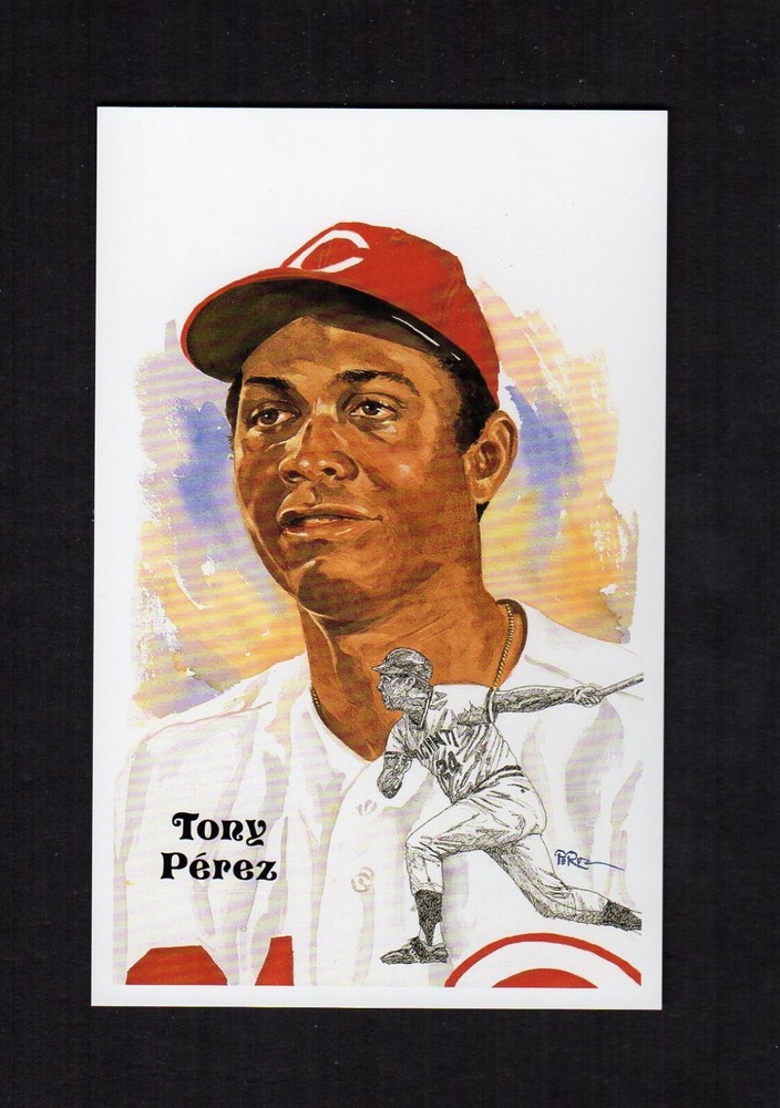 #248 TONY PEREZ, Cincinnati Reds ~ Perez-Steele Baseball HOF postcard
