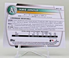 2025 Bowman Draft Chrome Jamie Arnold #BDC-30