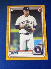 2020 Bowman Draft Tyler Brown #BD-21 GOLD Parallel /50 Houston Astros