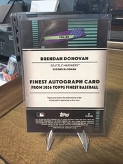 2026 Topps Finest Mega Blue Mini-Diamond #FMA-BD Brendan Donovan Auto 101/150