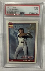 1991 Topps Desert Shield Wade Boggs PSA 9 mt mint Red Sox hof *HOFSR*