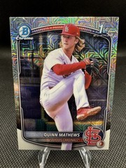 Quinn Mathews – 2025 Bowman Chrome – Mojo Refractor #BCP-25 (RC) 1st Cardinals