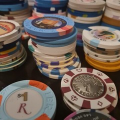 MINT $1-$5 VINTAGE LAS VEGAS CASINO CHIPS