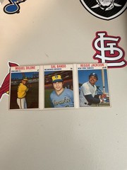 1979 HOSTESS PANEL #118/119/120 – Miguel Dilone, Sal Bando, Reggie Jackson