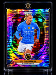 ERLING HAALAND SILVER DISCO REFRACTOR PRIZM Holo Panini SP Norway World Cup GOAT