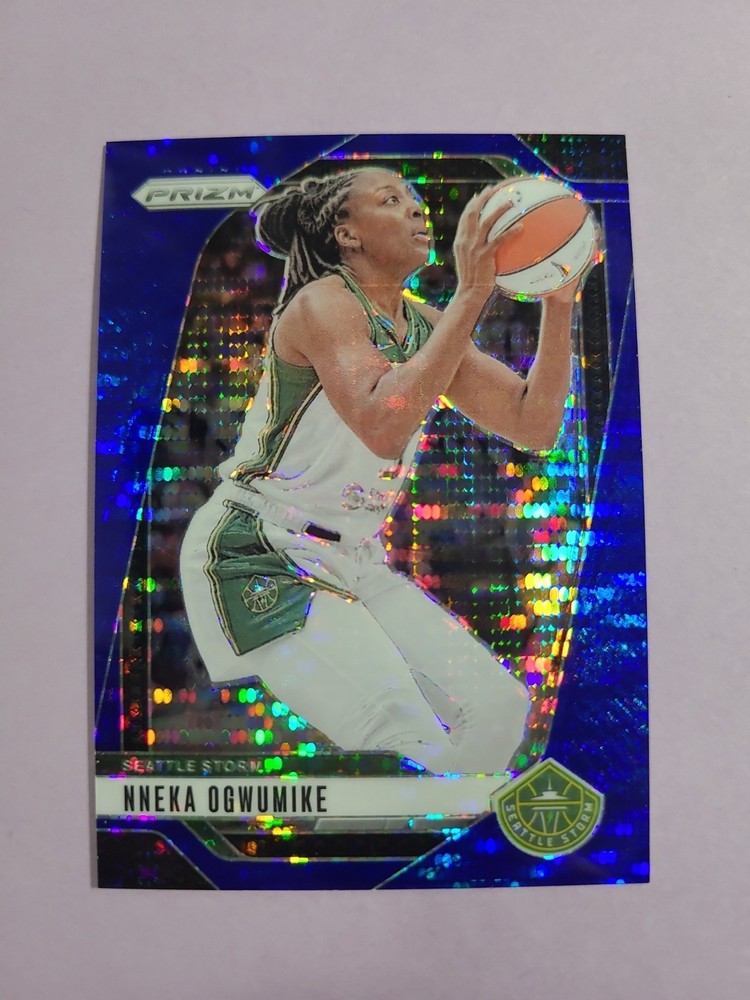 Nneka Ogwumike 2024 Panini Prizm Blue Pulsar WNBA # 52 Serial # 141/199 K3842