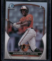 2023 Bowman Chrome #BCP-207 Anderson De Los Santos Prospects Refractor #/499