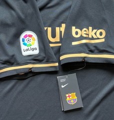 2020/21 Barcelona Away Jersey #10 Messi XL Nike Soccer La Liga farewell Black