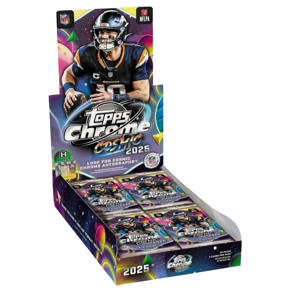 🏈 NFL 2025 Topps Cosmic Chrome Hobby Box Rip N Ship