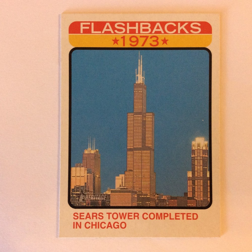 2022 Topps Heritage- News Flashbacks NF-13 Sear Tower