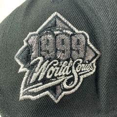 New Era NY Yankees Exclusive Gunmetal Black 9FORTY A-Frame Snapback Hat Cap