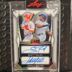 2025 Leaf Metal Dual Autograph Adrian Beltre Scott Rolen 2/8