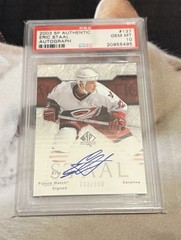 Erik Staal 2003 SP Authentic Future Watch Auto #137 Rookie Card PSA 10 Carolina