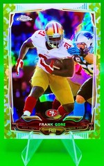2014 Topps Chrome Frank Gore CamoRefractor /499 2013 Topps Chrome Matt Elam Camo