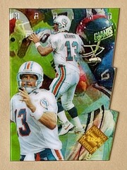 1996 COLLECTOR’S EDGE – ADVANTAGE FOOTBALL – DAN MARINO DIE CUT CARD # V24