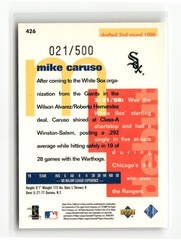1998 Collector&rsquo;s Choice #426 Mike Caruso Prime Choice Reserve #/500