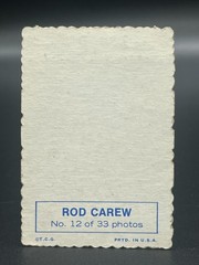 1969 Topps – Deckle Edge Rod Carew #12 EX Twins