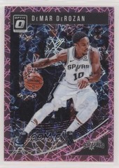 2018-19 Panini Donruss Optic Pink Velocity Prizm 36/79 DeMar DeRozan #13 y8h
