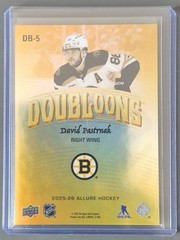2025-26 UD ALLURE – #DB5 DAVID PASTRNAK BOSTON BRUINS – DOUBLOONS
