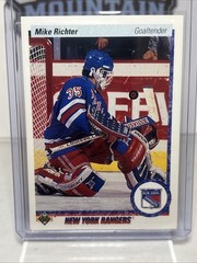 1990-91 Upper Deck – Mike Richter #32 French (RC)