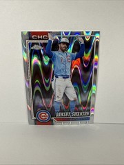 Dansby Swanson 2026 Topps Chrome Raywave Refractor #187 Chicago Cubs