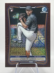 2026 Bowman Chrome Nolan McLean Burgundy Mojo Refractor #85 (RC) #/275
