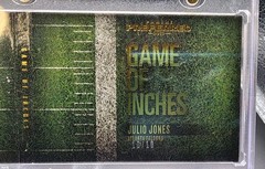 2017 Preferred Julio Jones Game of Inches Prime Booklet 10/10 #3 Rare!