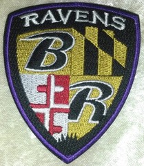 Baltimore Ravens Sleeve Patch 3&Prime; Iron On Embroidered Patch ~Free Tracking~