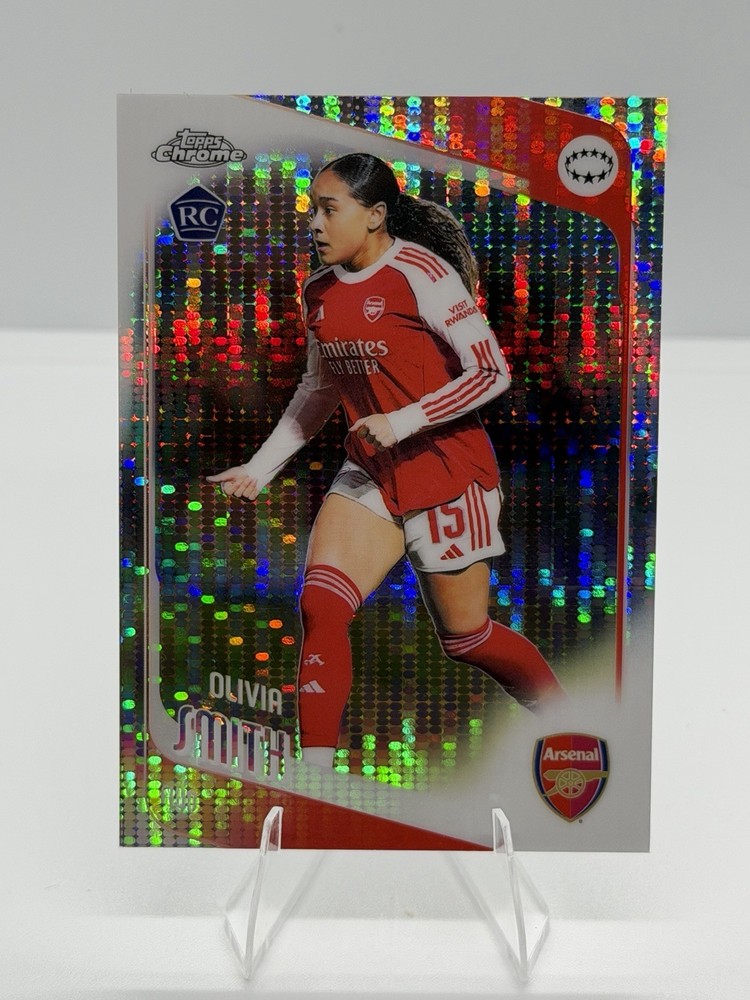 Olivia Smith RC 2025-26 Topps Chrome UEFA Womens Champions League Pulsar #16