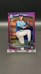 2025 Bowman Draft Chrome Thomas White Chrome Fuchsia Reptilian Refractor /199