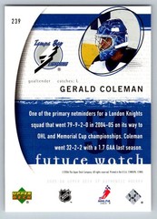 2005 SP Authentic Gerald Coleman 239 1842/1999