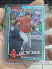 2026 Topps Series 1 Kristian Campbell Aqua Rainbow Foil Future Stars Ek1