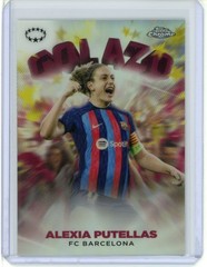 2022-23 TOPPS CHROME WOMEN&rsquo;S UEFA CHAMPIONS LEAGUE GOLAZO ALEXIA PUTELLAS #10