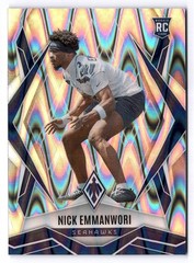 2025 Panini Phoenix #245 Nick Emmanwori Silver Seismic RC Seattle Seahawks
