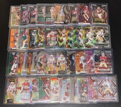 (653) San Francisco 49ers 2017-2025 Topps Refractor & Panini Prizm BULK Lot