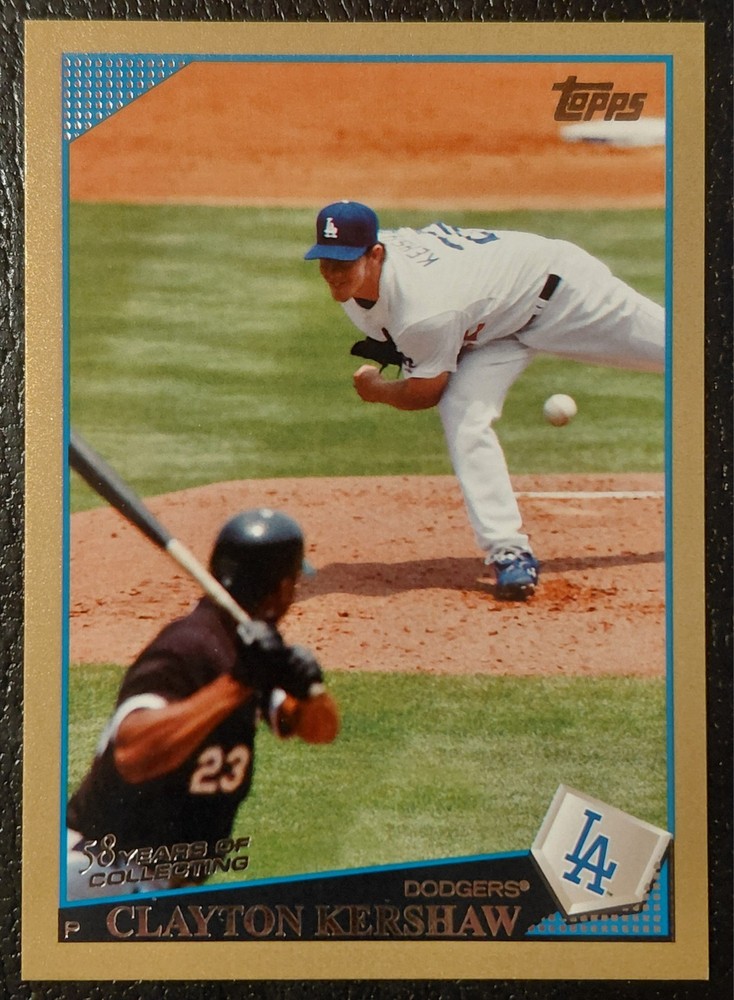 2009 Topps Clayton Kershaw #575 Gold /2009