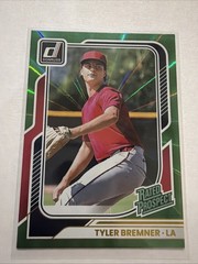 2026 Panini Donruss Baseball Tyler Bremner #177 Green Laser Rated Prospect B1596