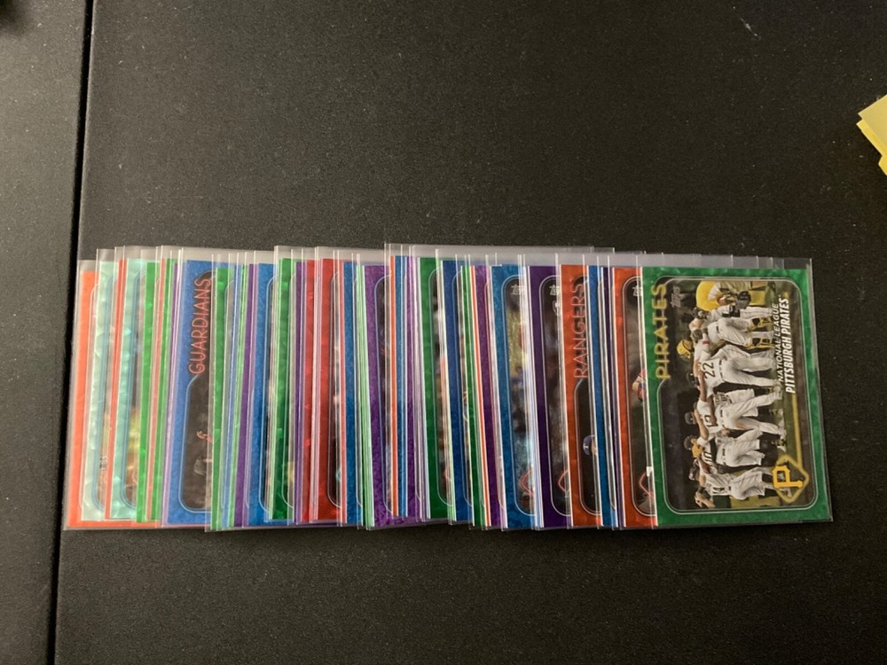 2024 Topps Series 2 Parallels Red,Orange,Aqua,Green,Purple,Blue #&rsquo;D YOU PICK!