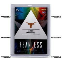 2025 Panini Texas NIL – Pink Camo Prizm Fearless #F-1 Arch Manning Rookie SSP
