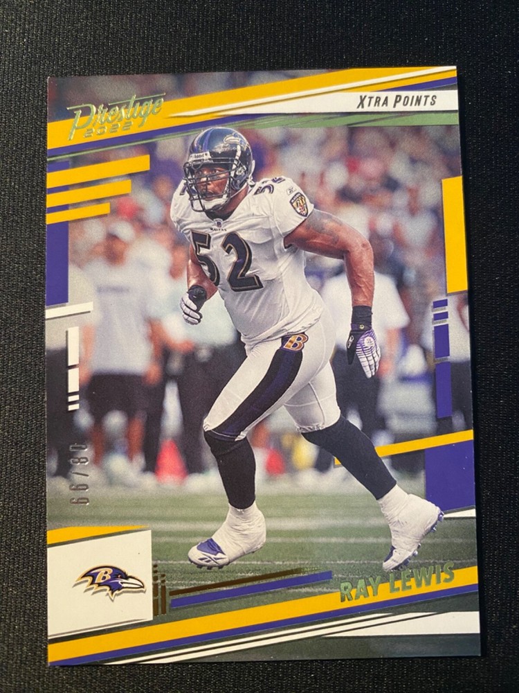 2022 Panini Prestige Ray Lewis XTRA POINTS /99 Baltimore Ravens