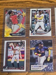 Lot Of 8 Ronald Acuna Jr. Baseball Cards Base Inserts Braves