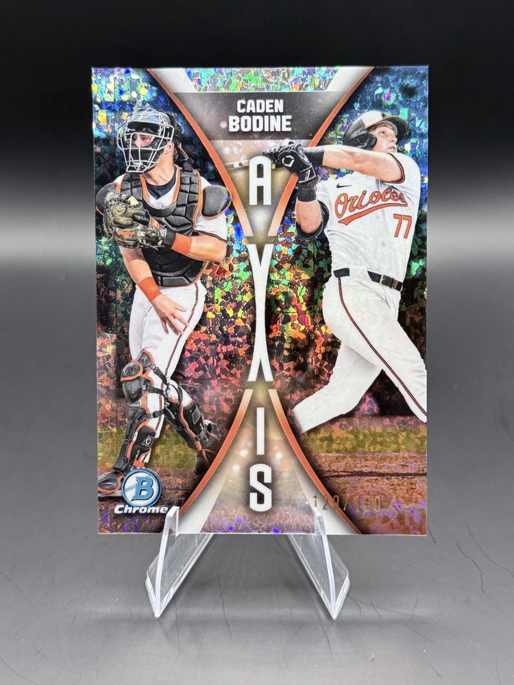 2025 Bowman Draft Caden Bodine Axis Mini Diamond /150 RC 1st Orioles A-6