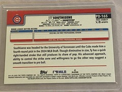 Ty Southisene PD-165 Pro Debut Chrome PDC-165 Tate BDN-7 3 Card Lot