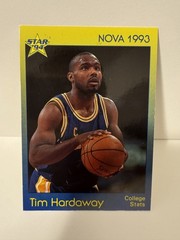 TIM HARDAWAY 1993 Star Nova #28 College Stats /500