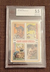 1974 Topps Hank Aaron Special 54-57 #2 Atlanta Braves BVG 5.5 Excellent+