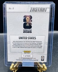 *PRESALE* 2026 Panini Instant FIFA World Cup USA UNITED STATES TEAM CARD #8